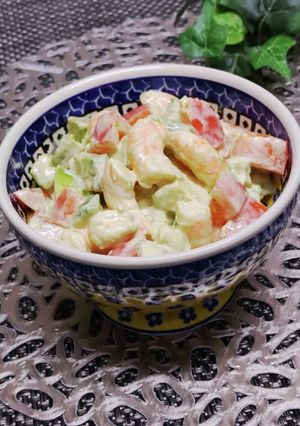 ☺むきエビとアボカドトマトの簡単サラダ☺-レシピのメイン写真