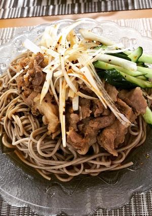 ピリ辛肉そば-レシピのメイン写真