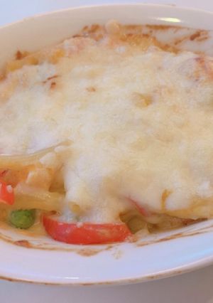 緑黄色野菜たっぷり豆乳マカロニグラタン-レシピのメイン写真