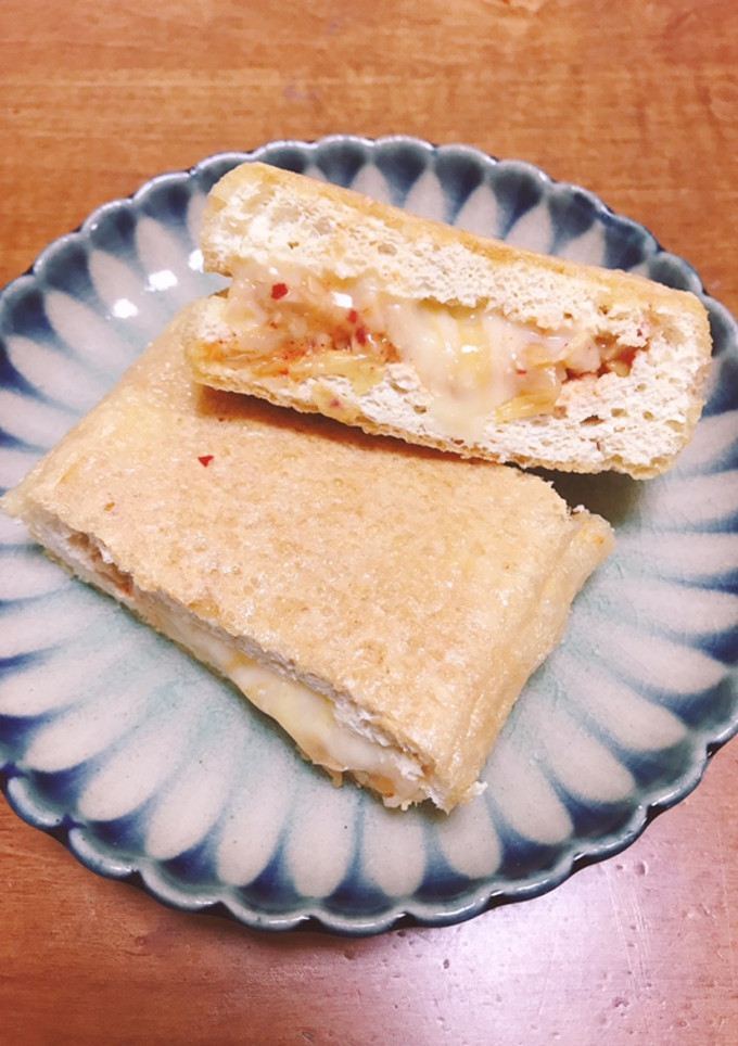 とちお油揚げのキム納豆チーズはさみ焼き-レシピのメイン写真
