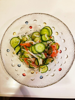 夏野菜★きゅうりの酢の物-レシピのメイン写真