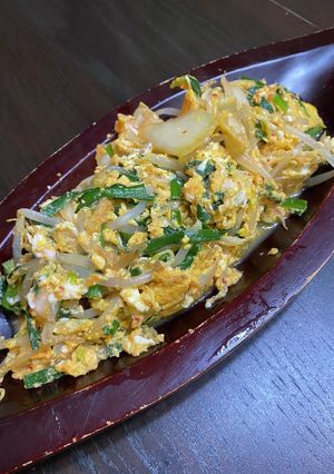 おいしいキムチでニラ玉!-レシピのメイン写真