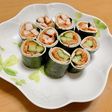 海苔&チーズでキムチ巻き♡キュウリ燻製鶏