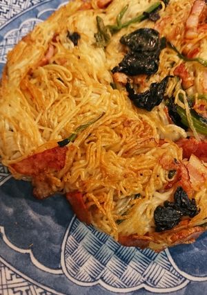 素麺カリカリポパイベーコン焼きそば-レシピのメイン写真