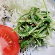 イタリアン風味の水菜の和え物