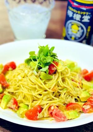 アボカドとトマトの冷製パスタ-レシピのメイン写真