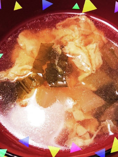 野沢菜酸辣湯風すまし-レシピのメイン写真