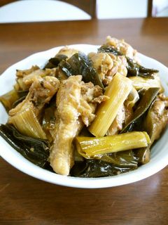 柔らか手羽元の昆布と長ねぎの煮物♪-レシピのメイン写真
