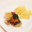 鱈のキムチ風味唐揚げ〜パリパリチーズ添え