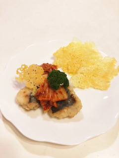 鱈のキムチ風味唐揚げ〜パリパリチーズ添え-レシピのメイン写真