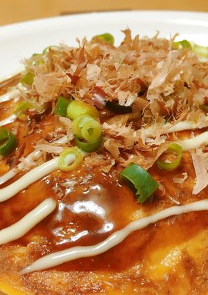キムチと豚肉のお好み焼き-レシピのメイン写真