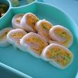 手づかみ食べに!枝豆カボチャロール!