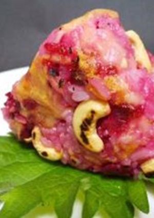 ☆ハッピーピンクのビーツの焼おにぎり-レシピのメイン写真