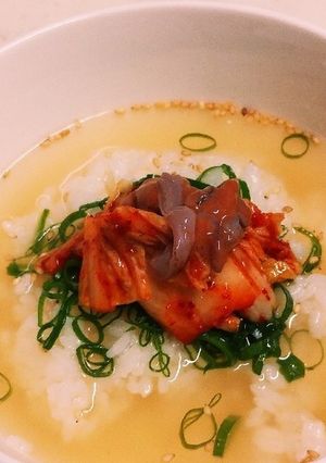 〆は簡単！お茶漬け風キムチクッパ-レシピのメイン写真