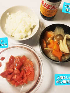 人参たっぷり&しめじ&白菜鍋♡-レシピのメイン写真