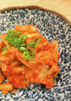 オイマヨで炒めるから旨い！☆新ブタキムチ-レシピのメイン写真