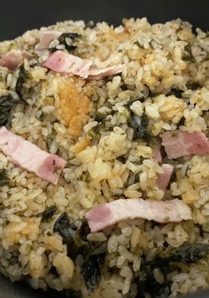 簡単！海苔とベーコンの炊き込みご飯！-レシピのメイン写真