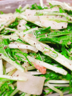水菜と大根の明太マヨサラダ-レシピのメイン写真