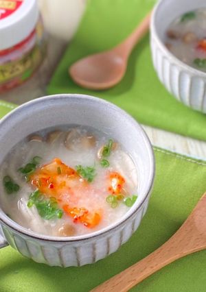 キムチときのこの甘酒スープ-レシピのメイン写真