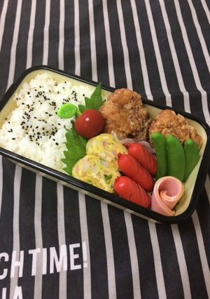 男子高校生弁当5/19唐揚げ弁当-レシピのメイン写真