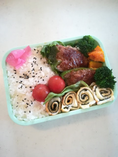 ピーマンの肉詰め 高校生のお弁当5/19-レシピのメイン写真