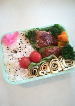 ピーマンの肉詰め 高校生のお弁当5/19-レシピのメイン写真