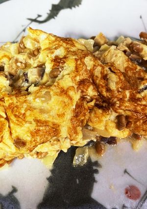 納豆オムレツ-レシピのメイン写真