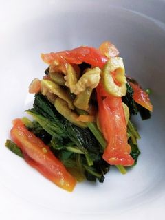 ほうれん草のイタリアンお浸し-レシピのメイン写真