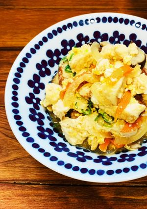 野菜たっぷり炒り豆腐-レシピのメイン写真