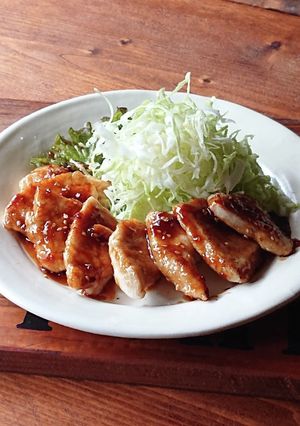 ごはんがススム★鶏むね肉のこってり焼き-レシピのメイン写真