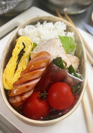 しっとり鶏ムネ弁当-レシピのメイン写真