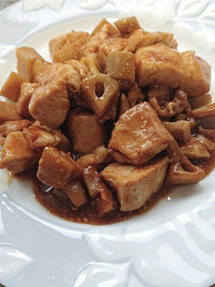 鶏胸肉とれんこんの焼肉のたれマヨ和え-レシピのメイン写真