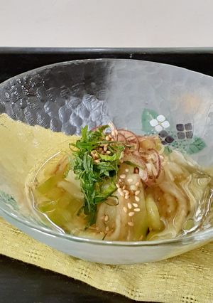 【野菜ソムリエ】賀茂なすそうめん-レシピのメイン写真