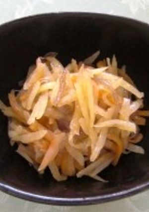 じゃがいもの金平(透析食)-レシピのメイン写真