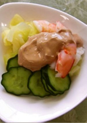 エビの味噌マヨネーズ和え（透析食）-レシピのメイン写真
