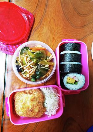 社会人娘弁当（息子は中間テスト弁当なし）-レシピのメイン写真
