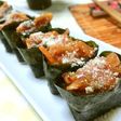 豆腐でヘルシー☆ ユッケキムチの軍艦巻き
