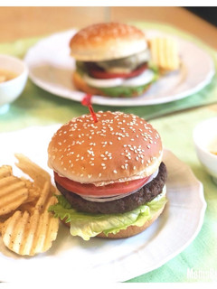 アメリカンなハンバーガー-レシピのメイン写真