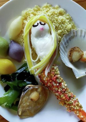 人魚姫になった海老天♪-レシピのメイン写真