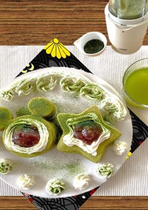 お手頃なのに贅沢な 大人の抹茶パンケーキ-レシピのメイン写真