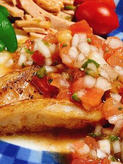 白身魚のバターソテー〜特製サルサソース〜-レシピのメイン写真