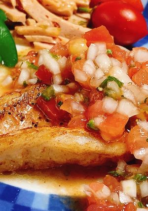 白身魚のバターソテー〜特製サルサソース〜-レシピのメイン写真