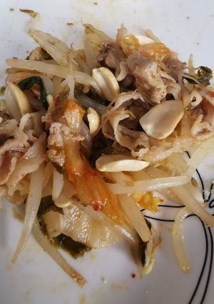 食感楽しいピーナッツ豚キムチ-レシピのメイン写真