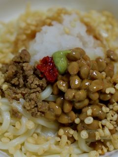 冷やし肉味噌うどん-レシピのメイン写真