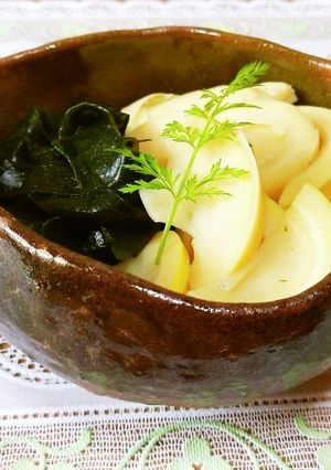 若竹煮☆白だしで簡単♪筍とワカメの煮物-レシピのメイン写真