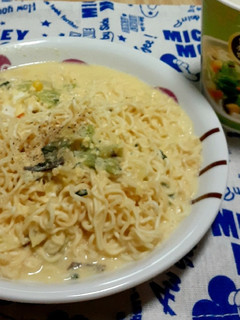 野菜タンメンのアレンジカルボナーラ。-レシピのメイン写真