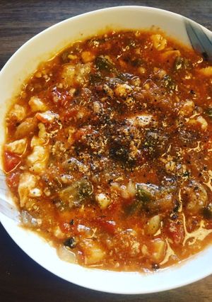 ひみつの豆腐ガンボ-レシピのメイン写真