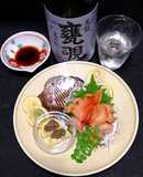 赤貝姿造り　ぷりぷりで美味しい♪