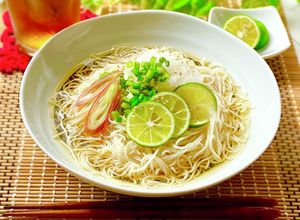 簡単☆さっぱりすだちおろし素麺-レシピのメイン写真