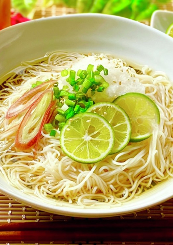簡単☆さっぱりすだちおろし素麺-レシピのメイン写真